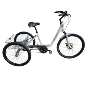 **Pre-loved** SmartMotion e-City (manual) trike - White **New Diff +**